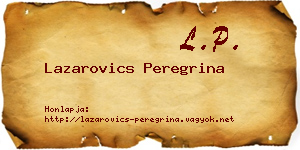 Lazarovics Peregrina névjegykártya